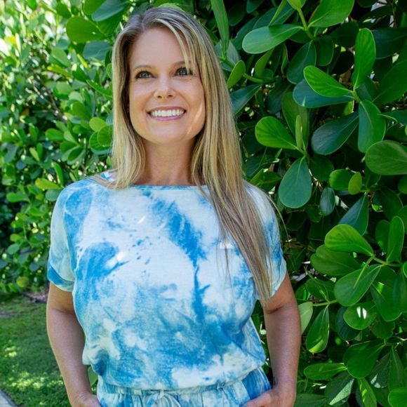 Sarah Tie Dye Knit Romper - Picture 1 of 6